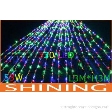 220v/110v 3*3m led curtain light with CE/ROHS and SAA certi